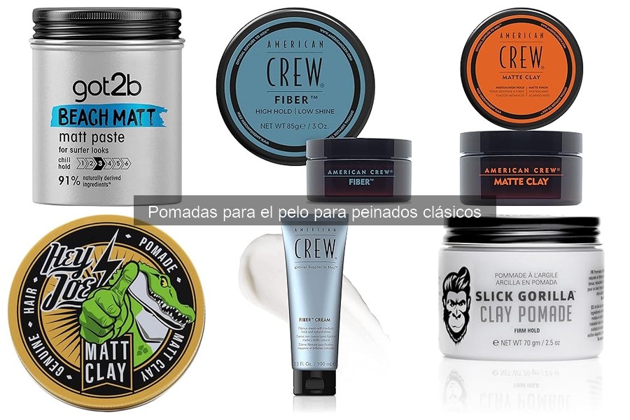 Mejores pomadas para peinados clásicos: ¡compara y elige!