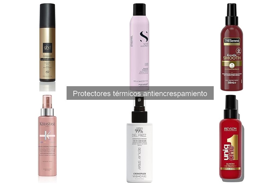 Mejores protectores térmicos antiencrespamiento para cabello rizado
