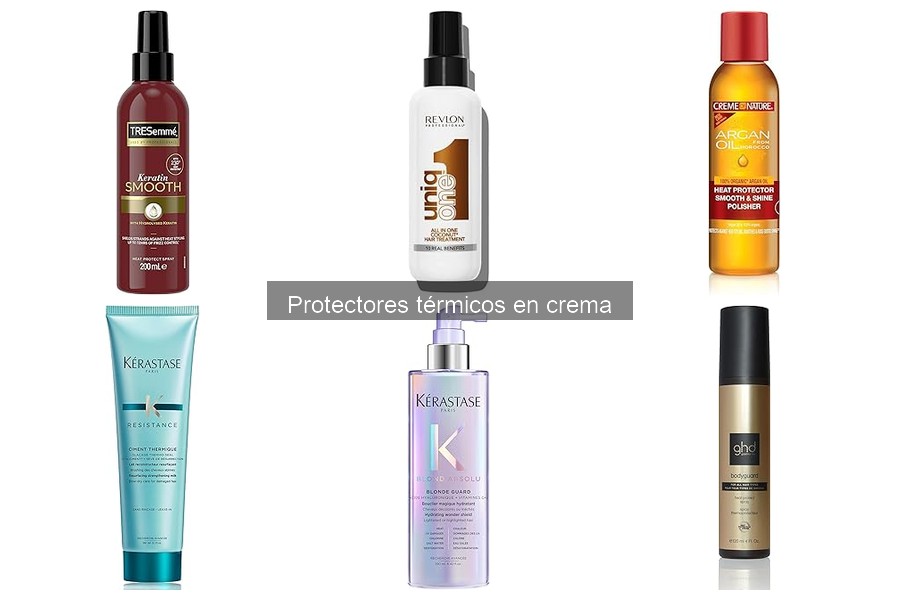 Mejores protectores térmicos en crema para cabellos rizados