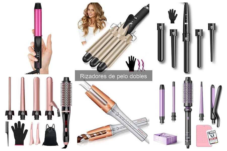 Mejores rizadores de pelo dobles para cabello rizado