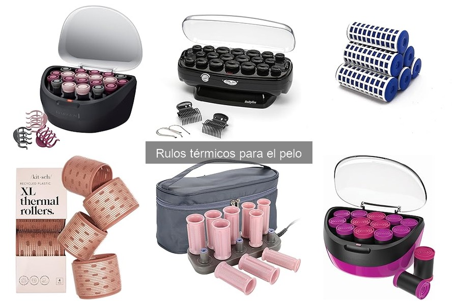 Mejores rulos térmicos para cabello rizado en 2023
