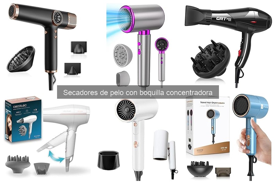 Mejores secadores de pelo con boquilla concentradora 2023