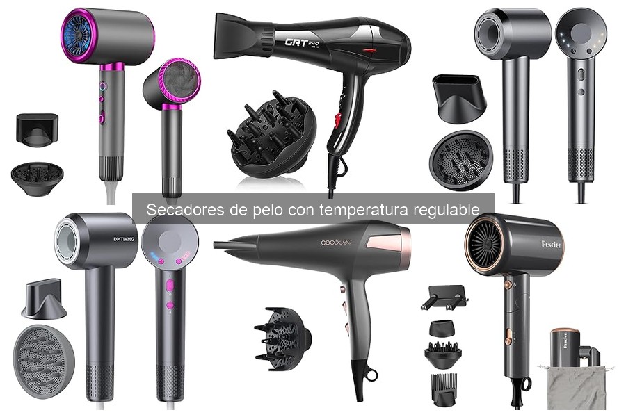 Mejores secadores de pelo con temperatura regulable para rizos