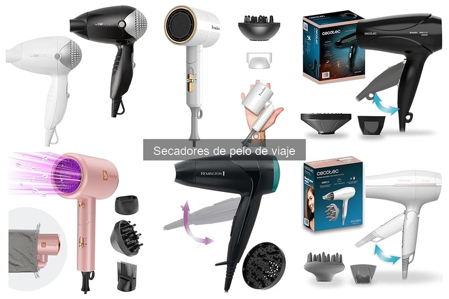 Mejores secadores de pelo de viaje para viajeros frecuentes