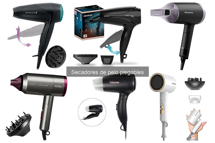 Mejores secadores de pelo plegables para cabello rizado