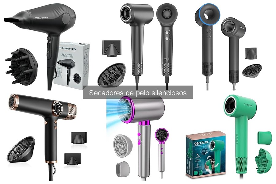 Mejores secadores de pelo silenciosos para el hogar