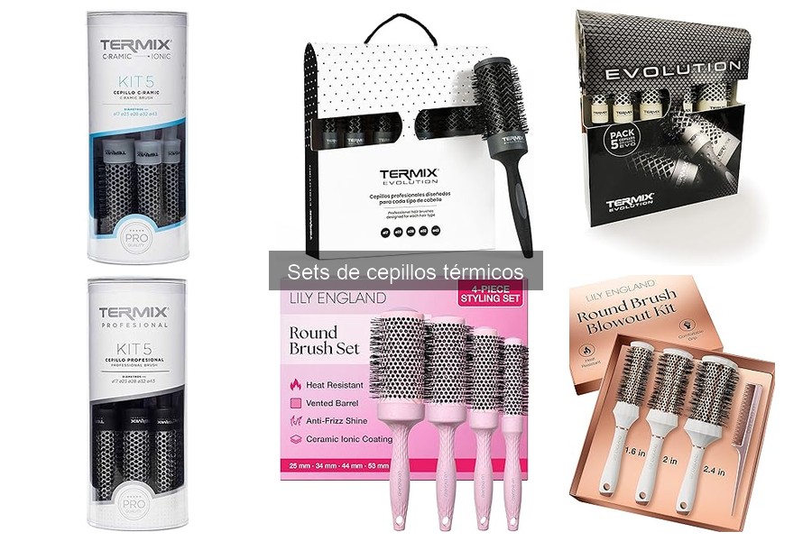 Mejores sets de cepillos térmicos para uso doméstico
