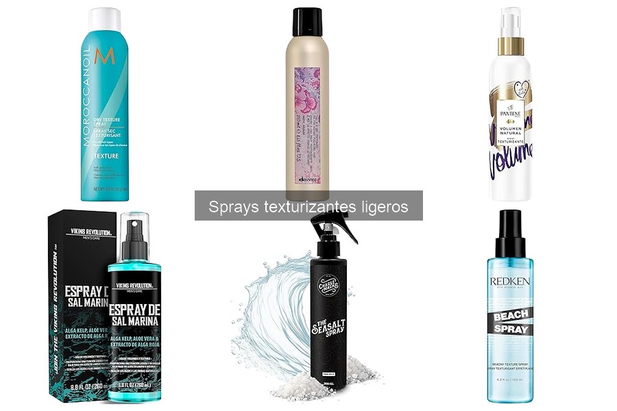 Mejores sprays texturizantes ligeros para cabello fino