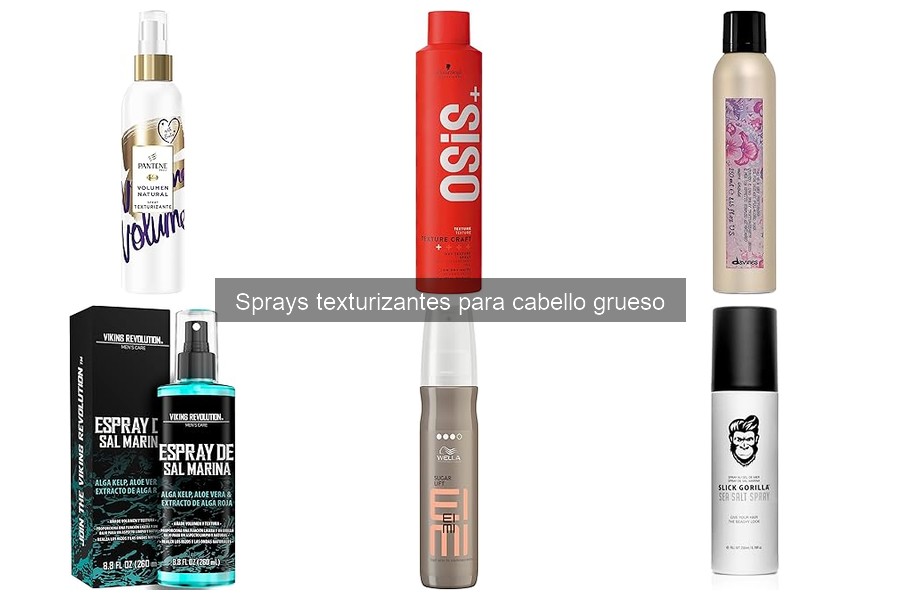 Mejores sprays texturizantes para cabello grueso
