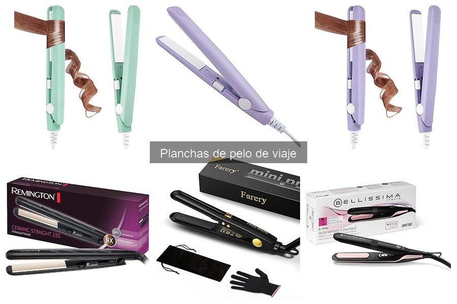 Mejores tiendas para comprar planchas de pelo de viaje
