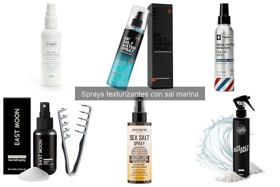Mejores tiendas para comprar sprays texturizantes con sal marina