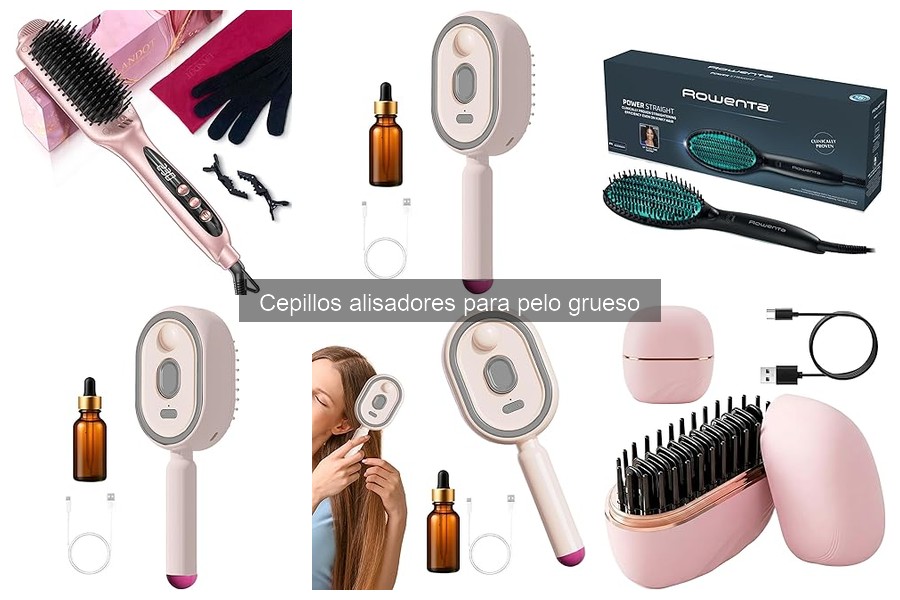 Ofertas en cepillos alisadores para cabello grueso
