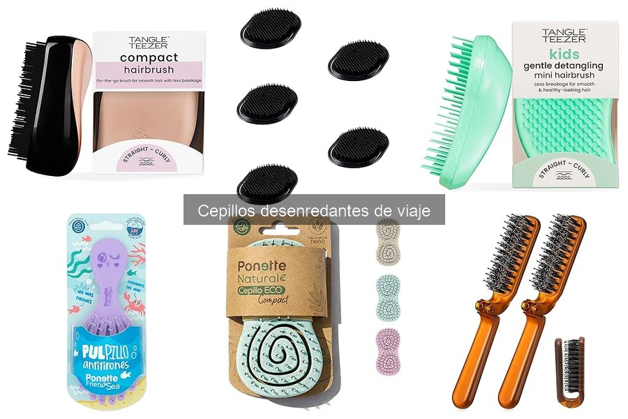 Ofertas en cepillos desenredantes de viaje para ahorrar