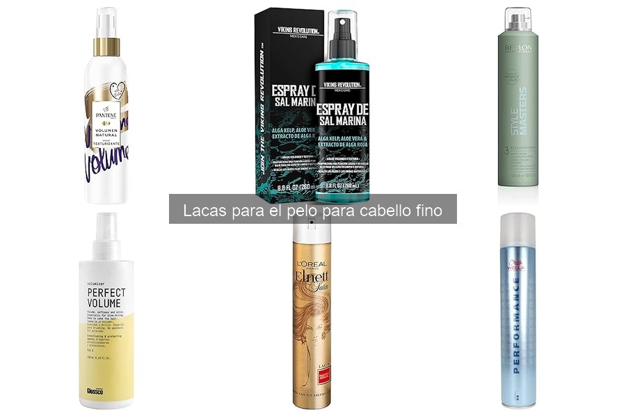 Ofertas y precios de lacas para cabello fino en Amazon