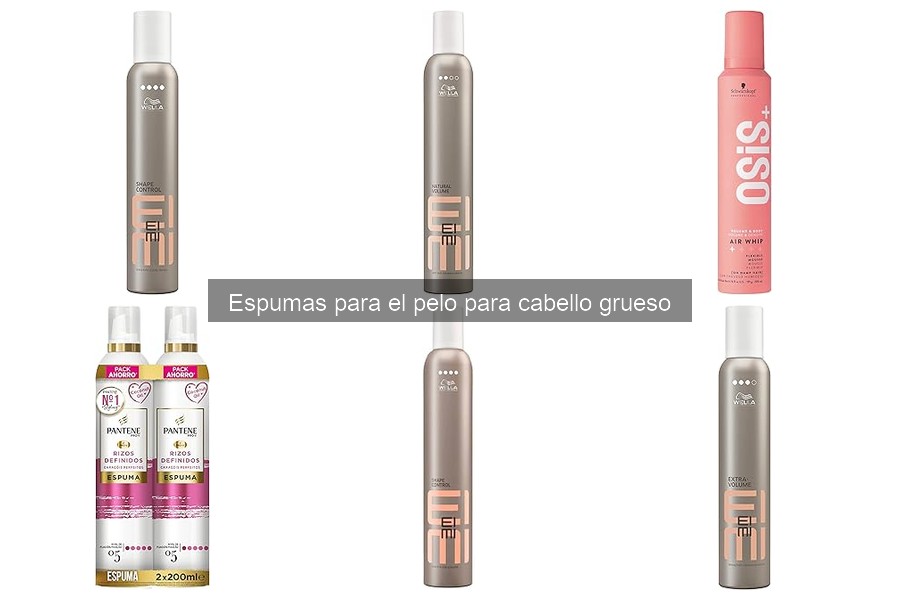 Opiniones sobre espumas para cabello grueso: ¿Cuál elegir?
