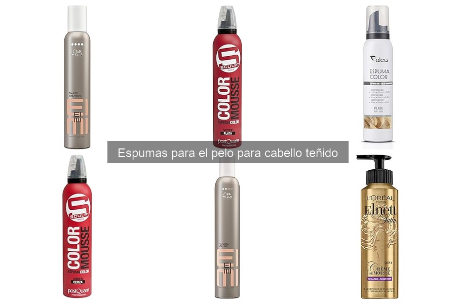 Opiniones sobre espumas para cabello teñido: ¿cuáles son las mejores?