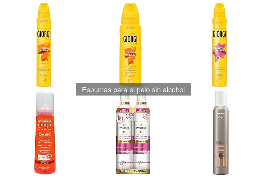 Opiniones sobre espumas para el cabello sin alcohol