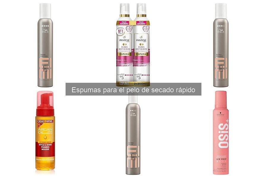Opiniones sobre Espumas para el Pelo de Secado Rápido