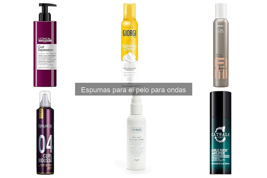 Opiniones sobre las mejores espumas para ondas en el cabello