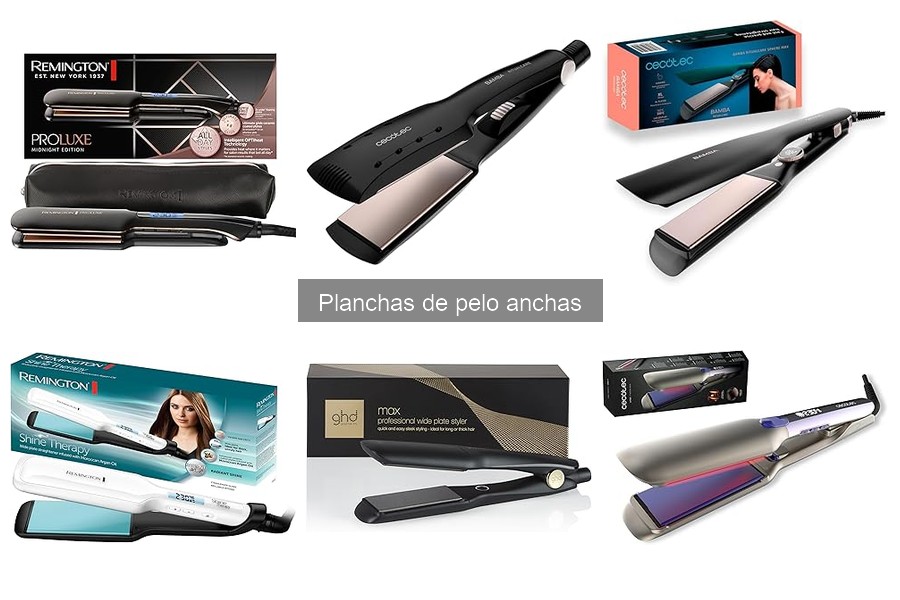 Opiniones sobre las mejores planchas de pelo anchas
