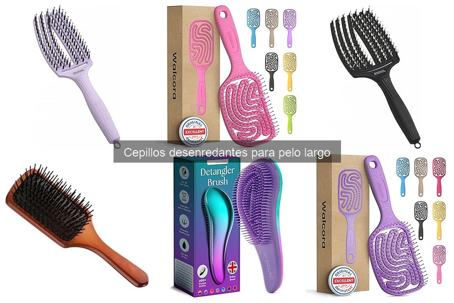 Opiniones sobre los mejores cepillos desenredantes para pelo largo