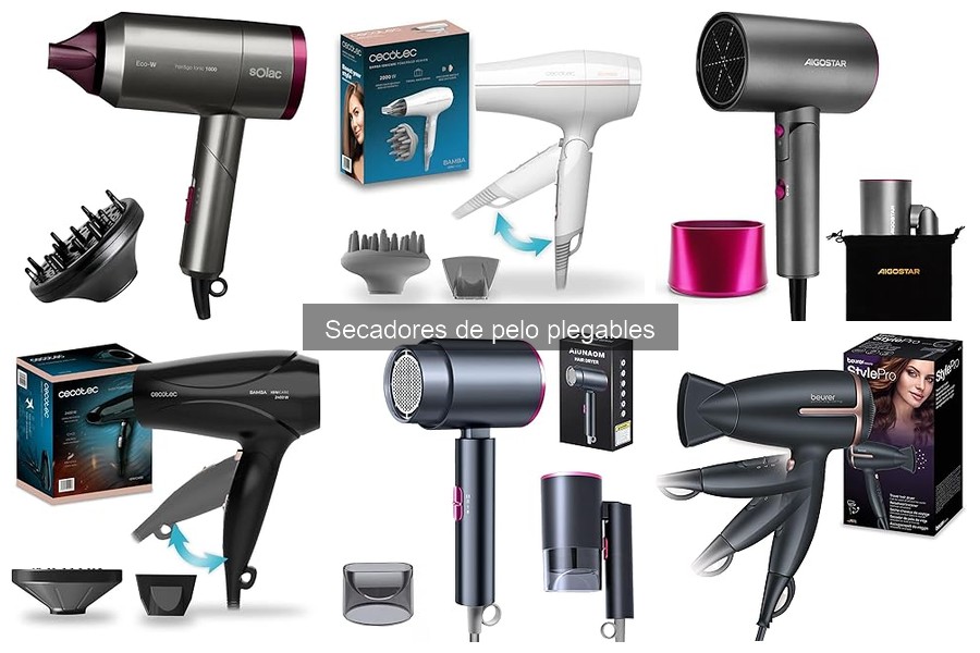 Opiniones sobre secadores de pelo plegables en 2023