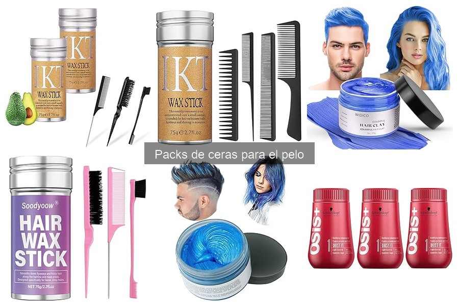 Packs de ceras para el pelo más populares en Amazon