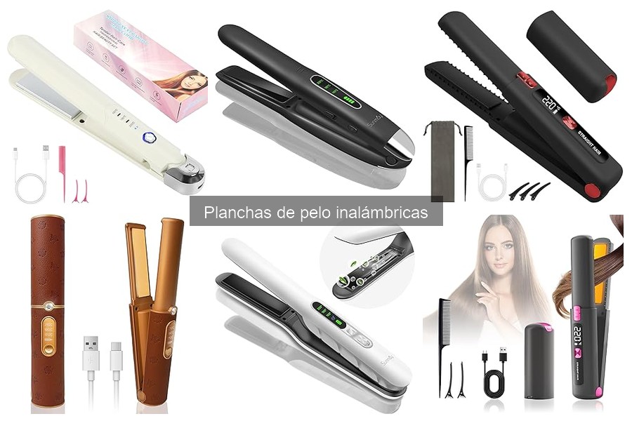 Planchas de pelo inalámbricas: ¿son aptas para todos los cabellos?