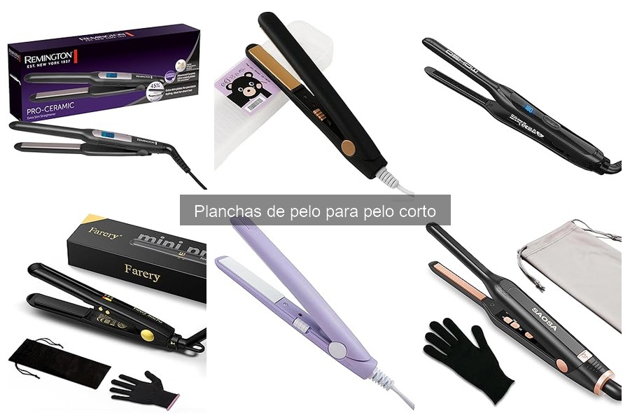 Planchas de Pelo Recomendadas para Viajar con Cabello Corto