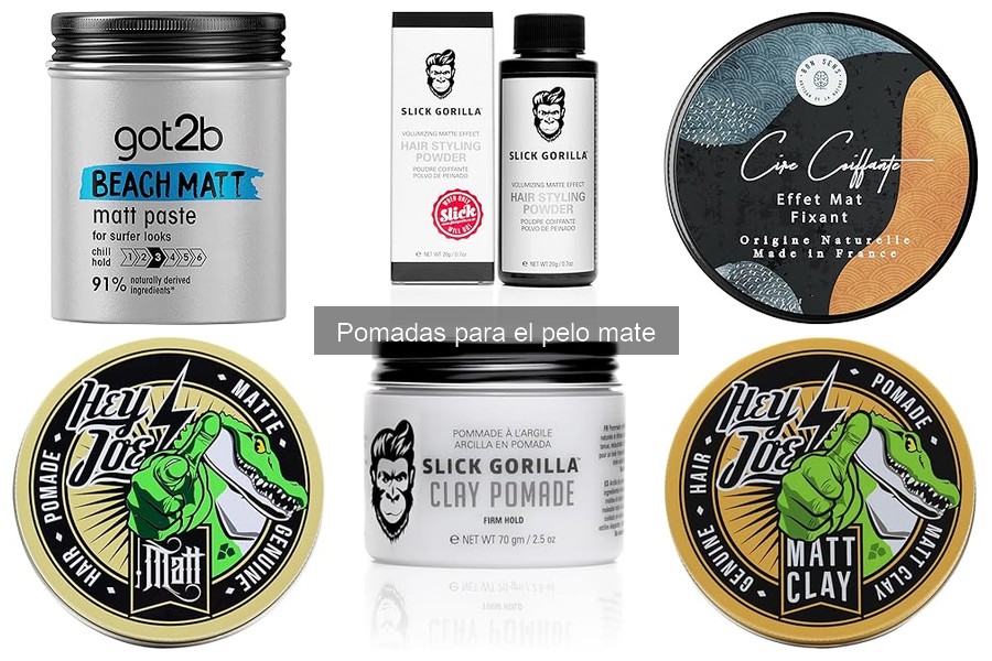Pomadas mate para cabello: las mejores opciones por tipo