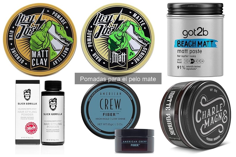 Pomadas mate recomendadas para un estilo duradero