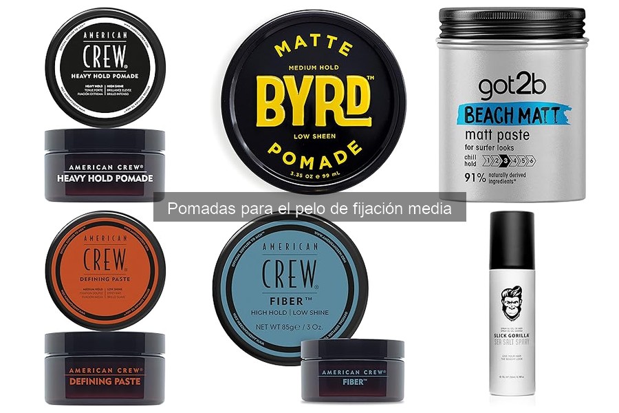 Pomadas para el pelo de fijación media: ¿qué son y características?