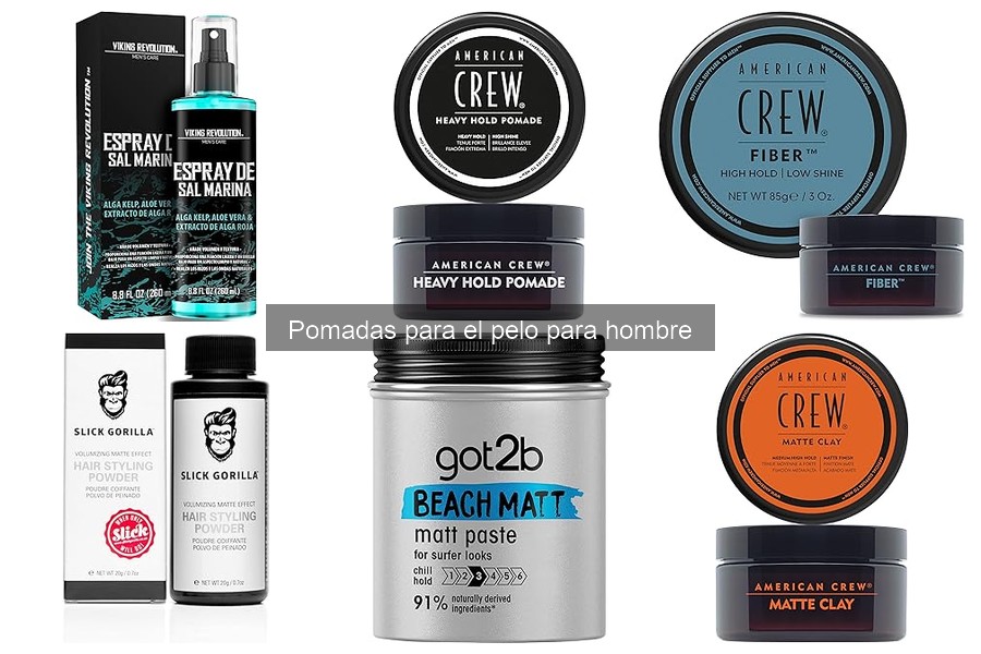 Pomadas para el Pelo de Hombre: ¿Qué Son y Tipos?