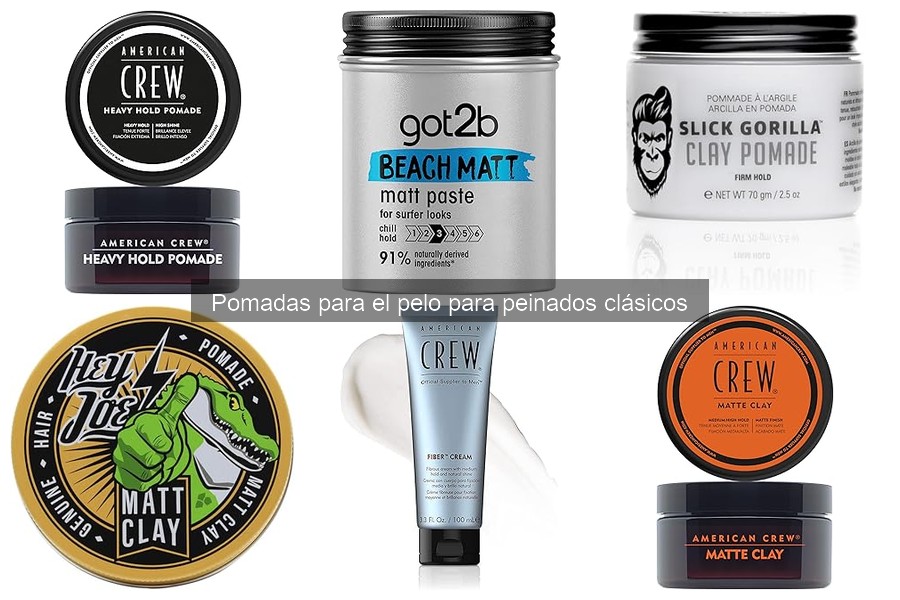 Pomadas para peinados en climas húmedos: mejores opciones