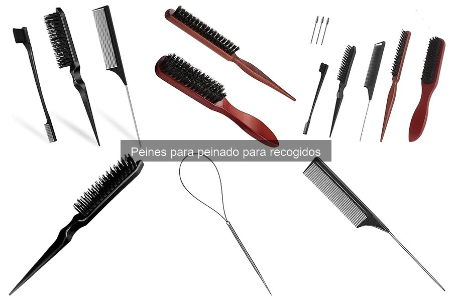 ¿Por qué elegir un peine para recogidos en vez de un cepillo?
