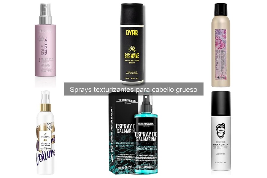 Precios promedio de sprays texturizantes para cabello grueso