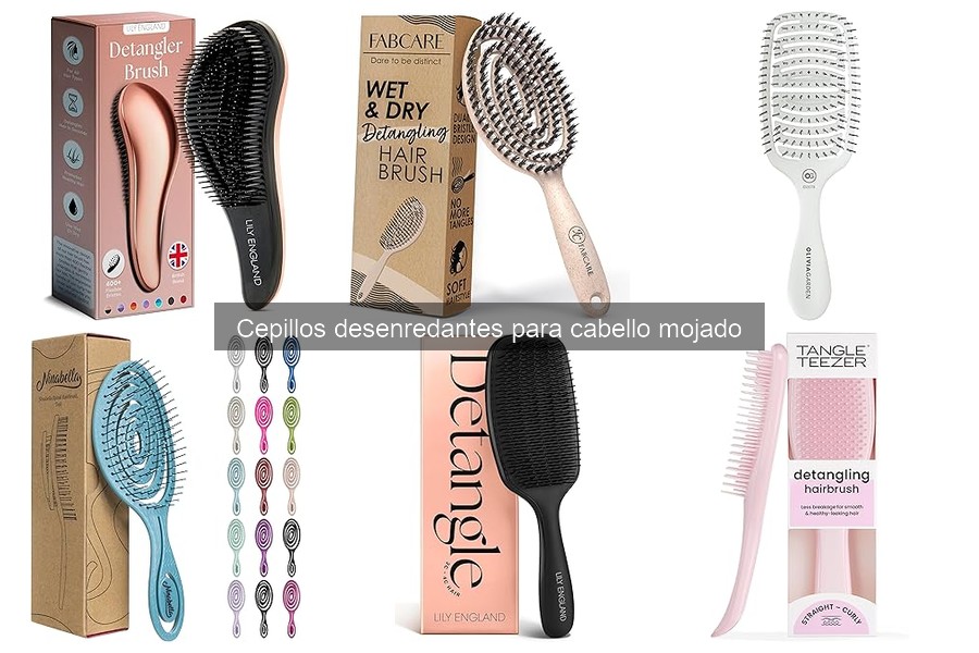 Problemas comunes al usar cepillos desenredantes en cabello mojado