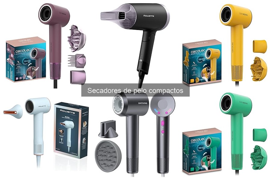 Problemas comunes con secadores de pelo compactos y soluciones