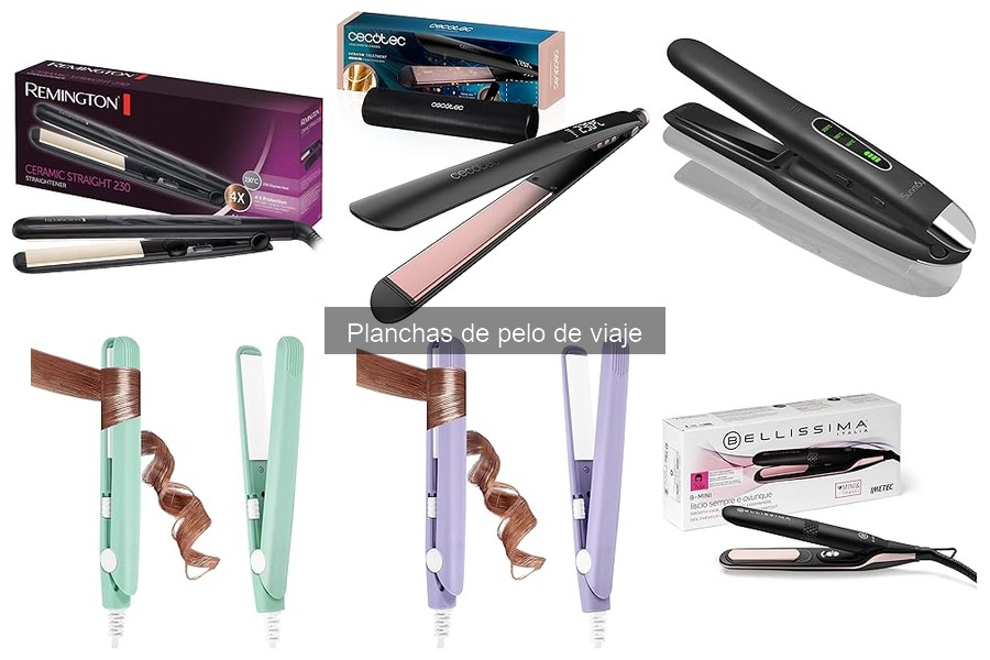 Problemas comunes y soluciones para planchas de pelo de viaje
