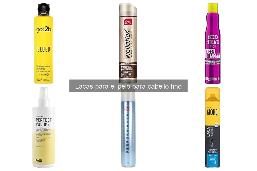 Problemas y soluciones al usar laca en cabello fino