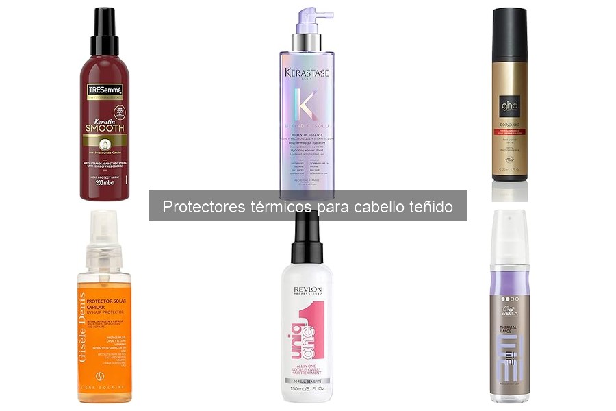 Protectores térmicos y su impacto en el color del cabello