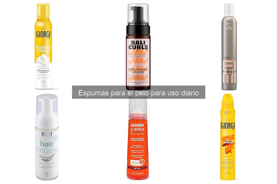 ¿Qué es la espuma para el pelo y cómo funciona?