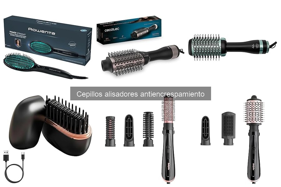 ¿Qué es un cepillo alisador antiencrespamiento?