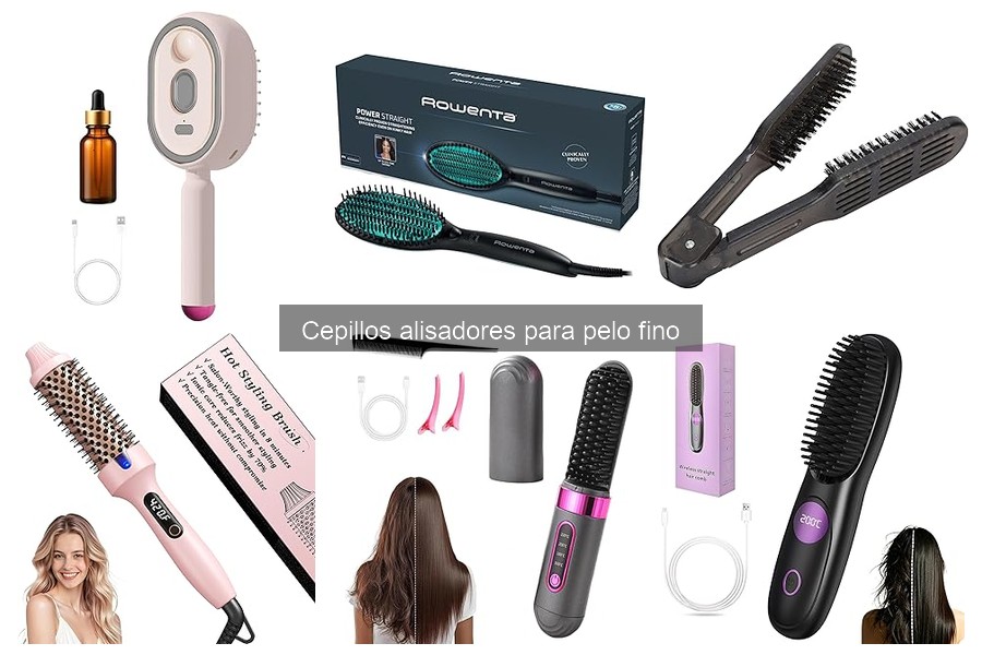 Qué es un cepillo alisador para pelo fino: características y uso