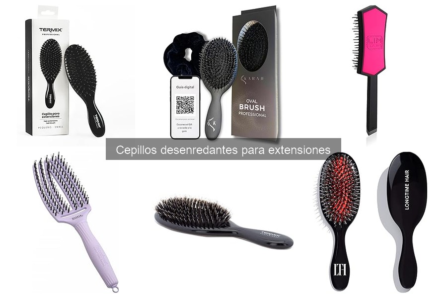 Qué es un cepillo desenredante para extensiones y sus beneficios
