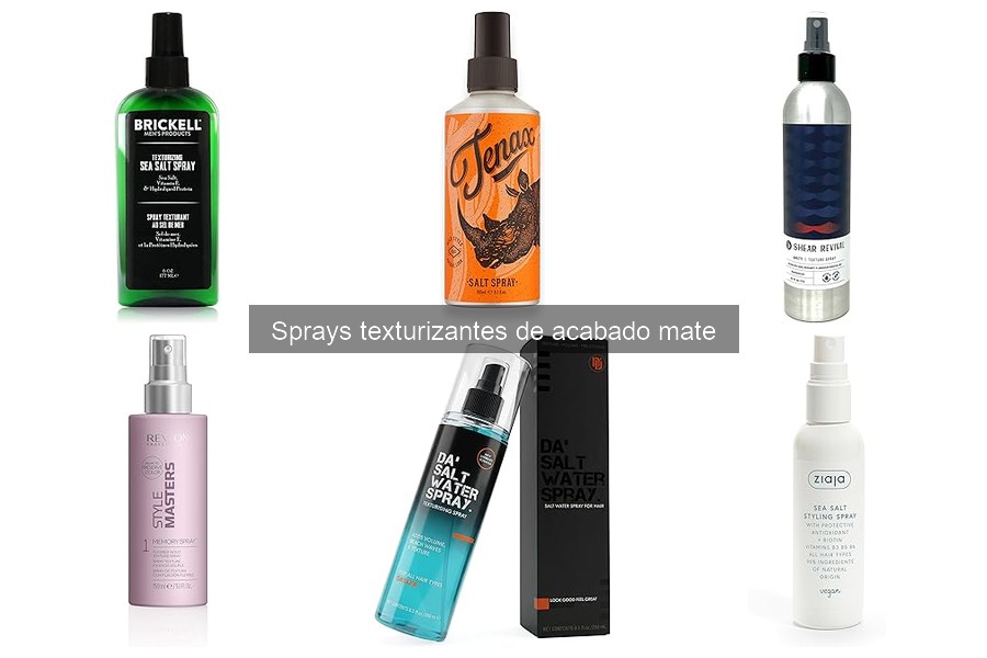 ¿Qué es un spray texturizante de acabado mate?