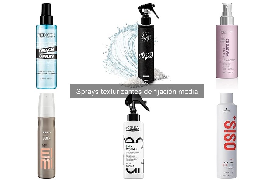 ¿Qué es un spray texturizante de fijación media?