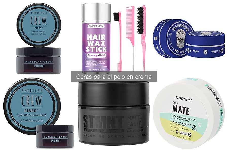 ¿Qué es una cera para el pelo en crema? Características y usos
