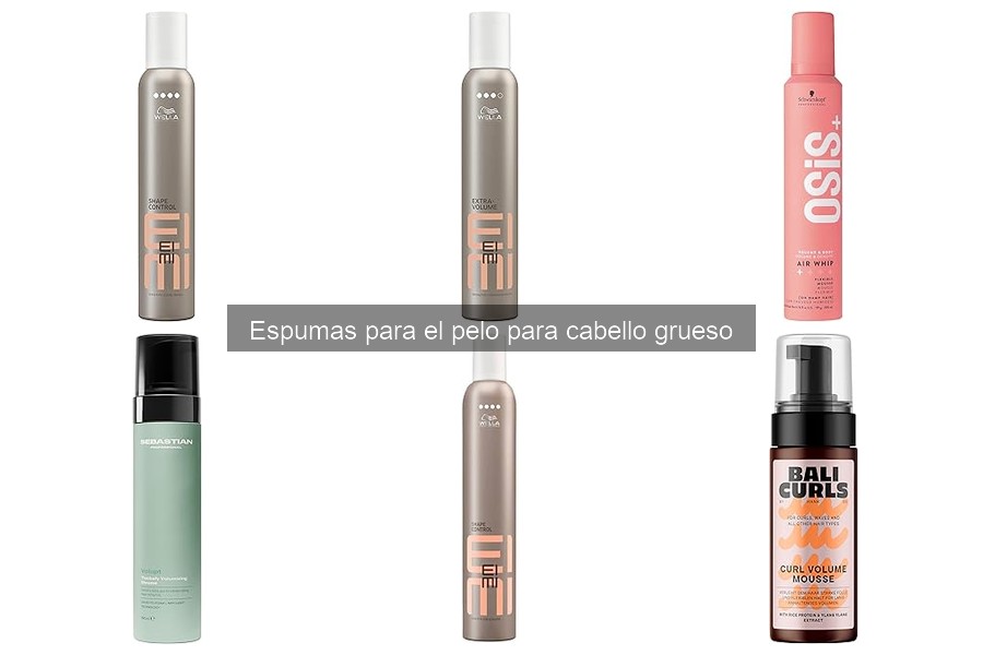 ¿Qué es una espuma para el pelo y cómo funciona?