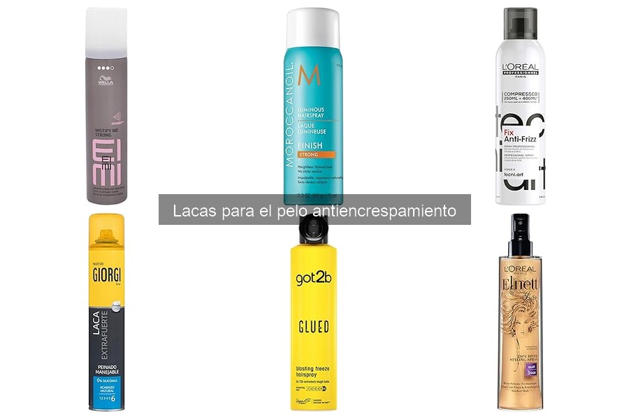¿Qué es una laca para el pelo antiencrespamiento?